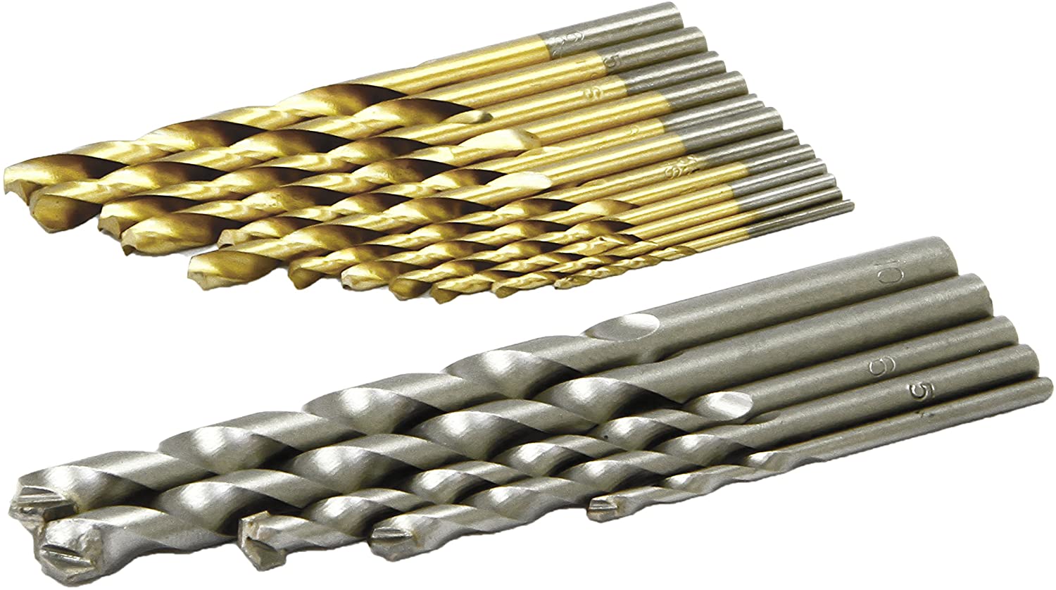 Rolson 48700 17 Piece Combination Drill Bit Set