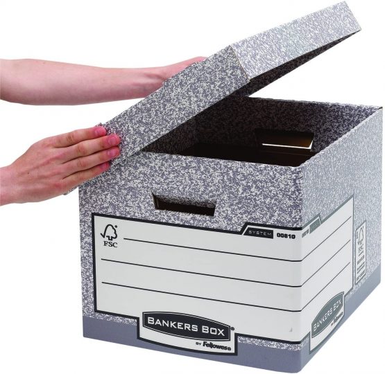 Fellowes R-Kive System Standard Storage Box (Pack of 10) - Image 4
