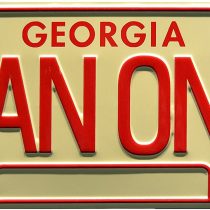 Celebrity Machines Smokey and the Bandit | BAN ONE | Metal Stamped License Plate
