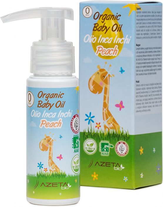 Organic Baby Oil Peach - AZETAbio - 50 ml - Image 2