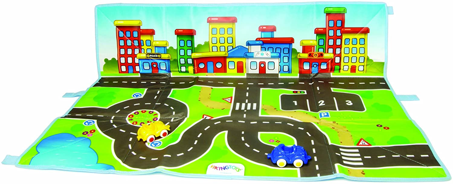 Viking Storage Playmat With 2 Cars - Image 2