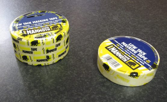 Everbuild Mammoth Low Tack Masking Tape, Off White, 25mm x 25m