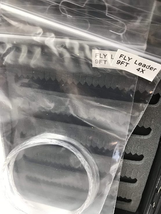 BestCity Fishing Flies Set of 25 fly selection Season set in box with Leaders - Image 3