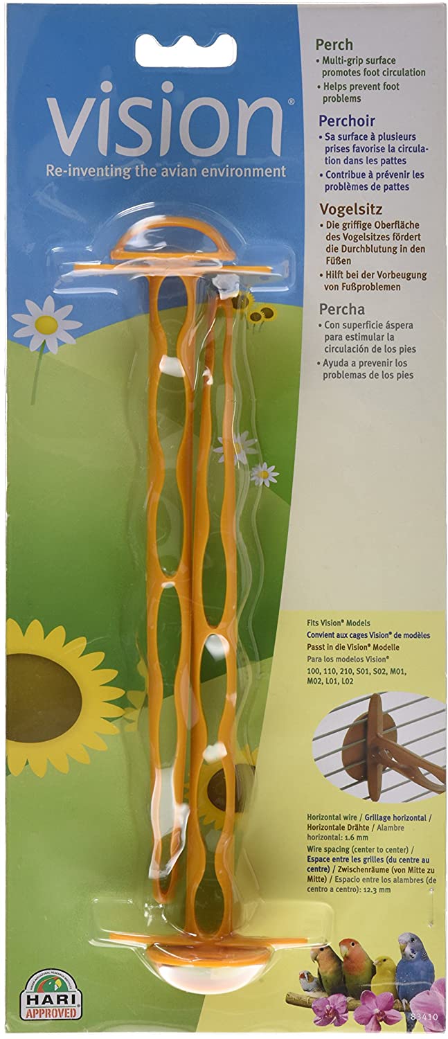 Vision Perch for Small and Medium cages Terracotta - Image 2