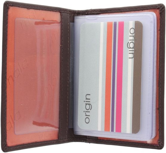Mala Leather Origin Collection Leather Credit Card Holder- RFID Protection 610_5 Brown - Image 2