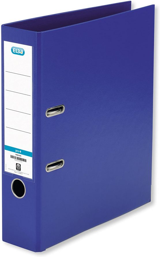 Elba Smart Pro + 10468BL Folder A4 5 cm Spine Interchangeable Spine Label 10 Items Blue Folder Smart Pro+ Blue