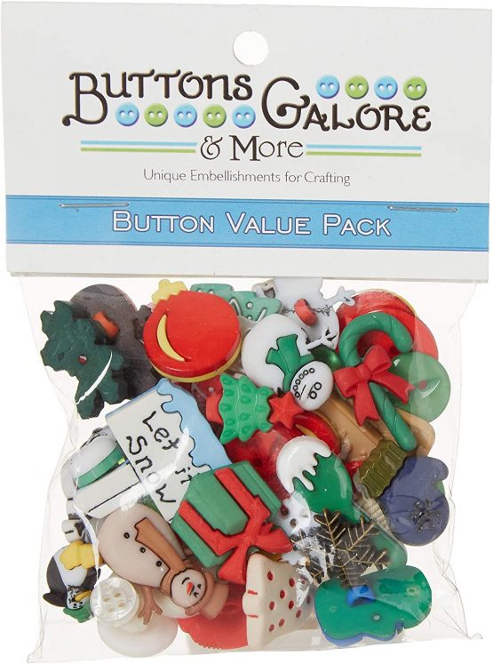 Buttons Galore Holiday, Multi-Colour, 0.6