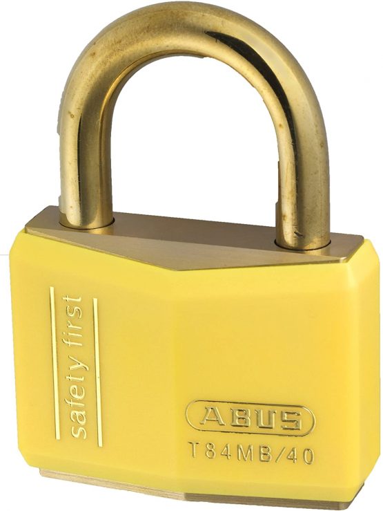 ABUS 28354 Nautic INOX Series Solid Brass Padlock - Yellow - Image 2