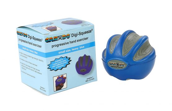Hand exerciser - finger strengthener Cando® Digi-Squeeze, blue (strong)