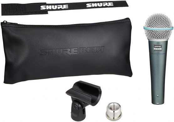 Shure BETA 58A Supercardioid Dynamic Vocal Microphone,Silver - Image 4