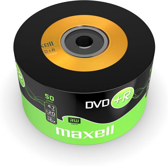 Maxell DVD+R 4.7 GB 16X 120 Min Video - Matt Silver (50 Disk - Shrink Wrapped) - Image 2
