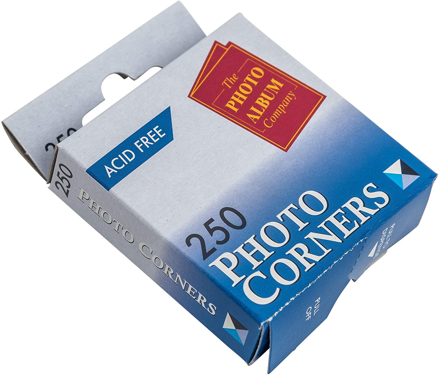 Hampton Frames Dispenser Box with 250 Photograph Photo Corner - Clear, White, 4 x 6 inches - Image 2