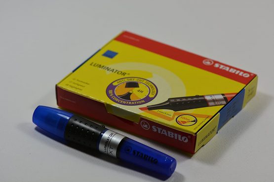 Stabilo Boss Luminator Highlighter Double Capacity Blue