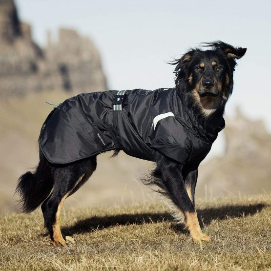 Hurtta Summit Parka Dog Winter Coat, Raven, 20 in - Image 3