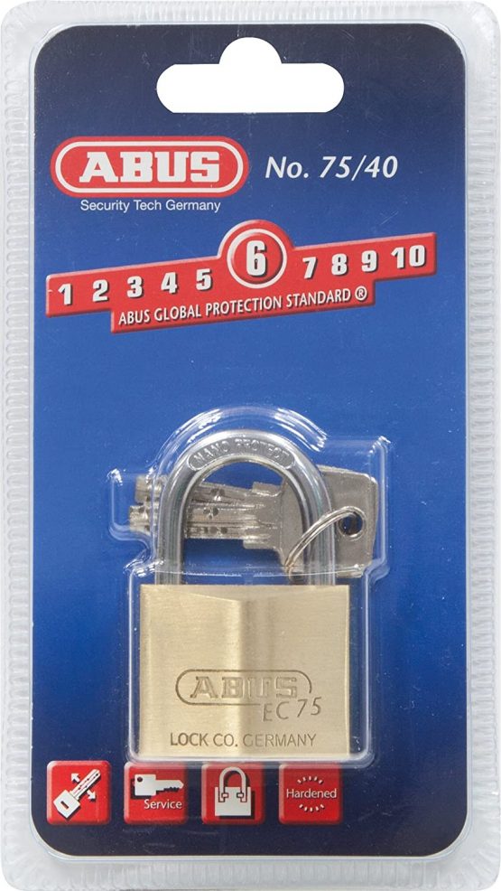 ABUS 266386 75/40 SB Brass Padlock - Image 3