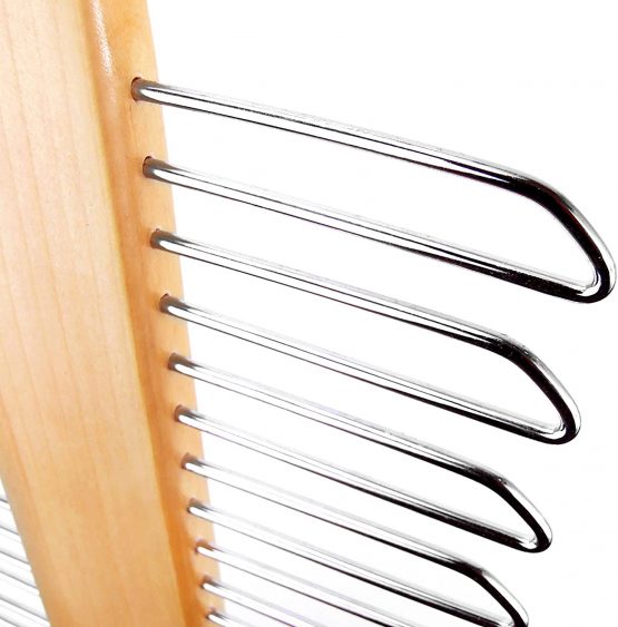 Hangerworld Wooden 20 Bar Tie Belt Rack Accessory Organiser Coat Hanger - Image 4