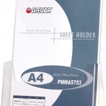 Alevar PMMA5753 Leaflet Holder with 1 Acrylic Compartment