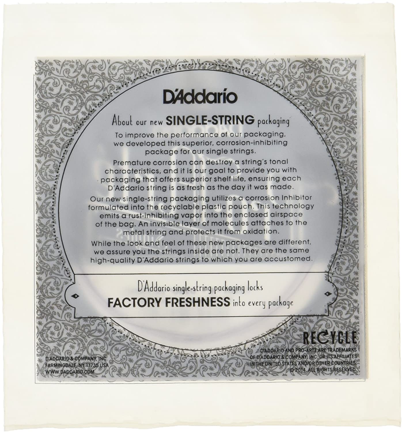 D'Addario T2 Titanium Treble Normal Tension Single First String for Classical Guitar, Purple - Image 2