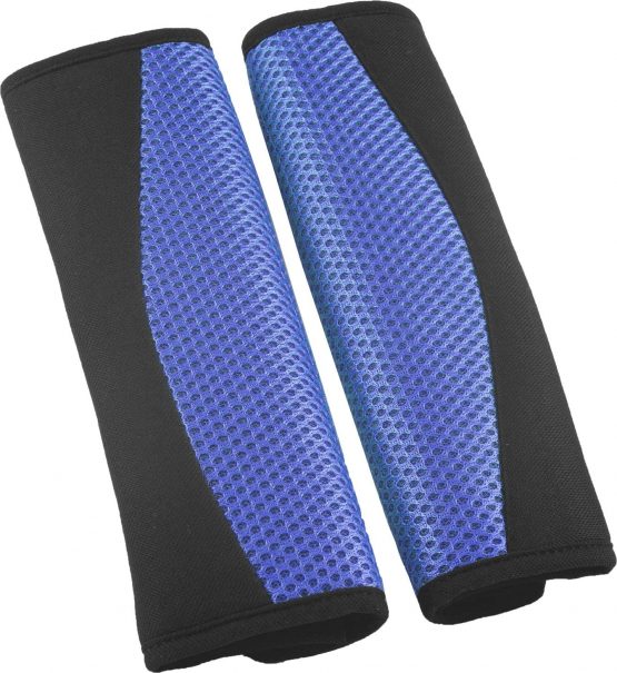 Sakura SS5322 Seat Belt Pads, Universal Fit, Set Of 2 - Carnaby Blue/black - Image 2
