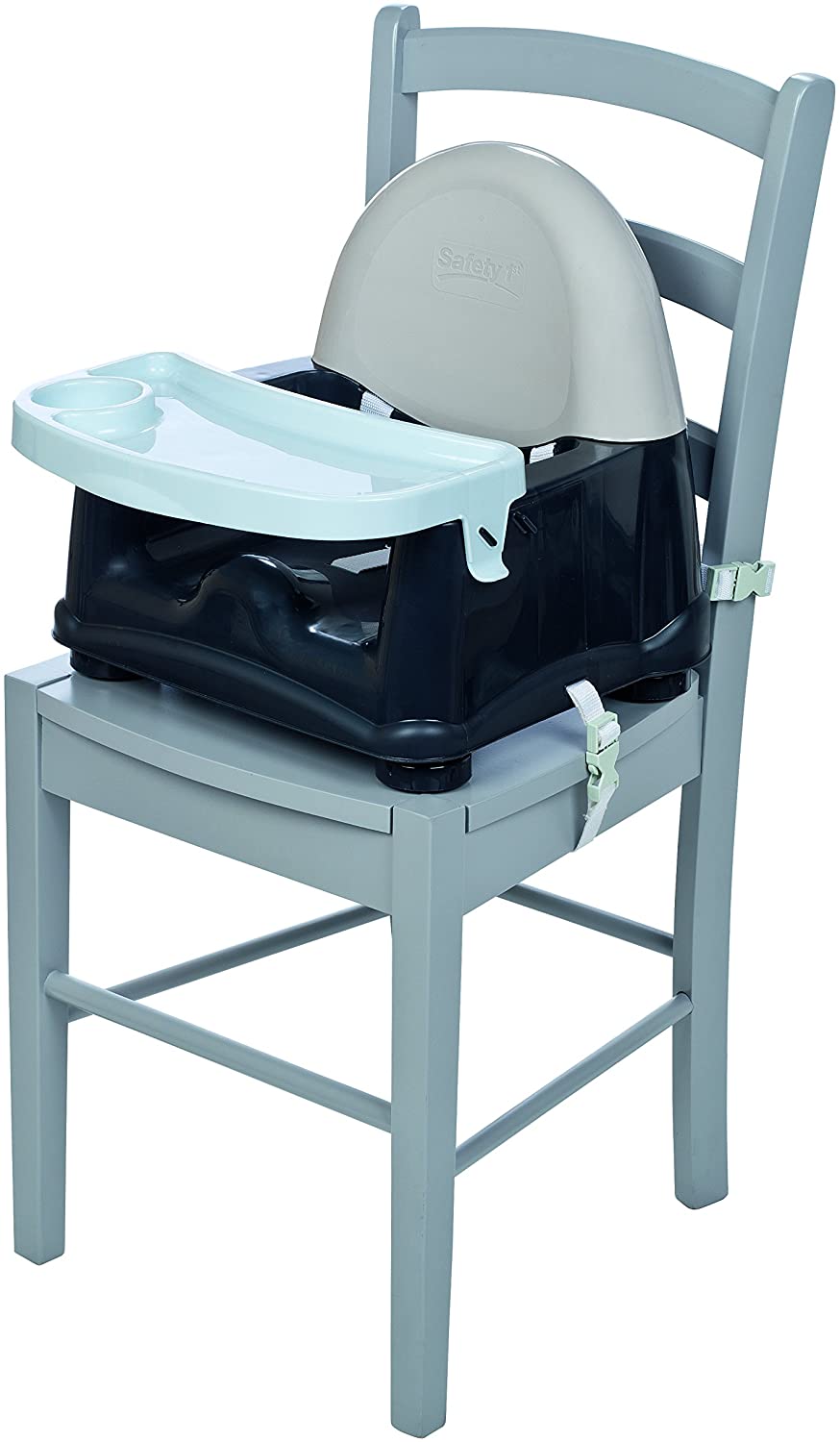 Safety 1st Swing Tray Booster Seat, Grey Patches