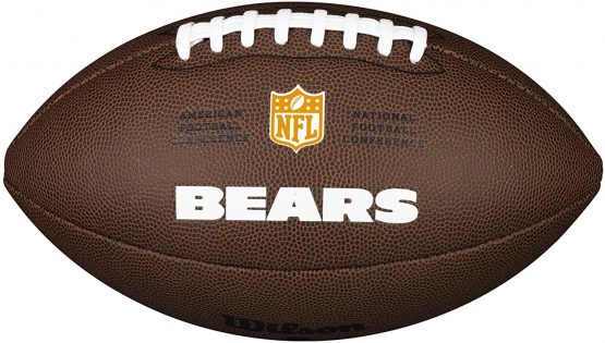 Wilson Sporting Goods NFL Team Logo Composite Football, Official - Chicago Bears - Image 2