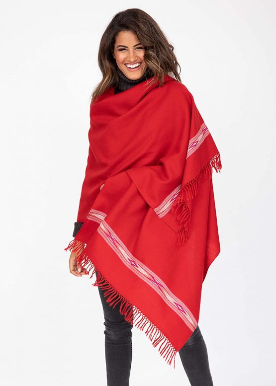 likemary Pashmina Shawl Blanket Scarf - Travel Blanket Shawl - Pashmina Scarfs for Women - Winter Shawl - Ethical Gifts for Women - Merino Wool Scarf - Takhi - Image 3