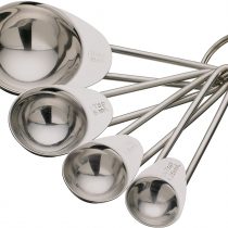 KitchenCraft Stainless Steel Measuring Spoons Set, 4 Pieces