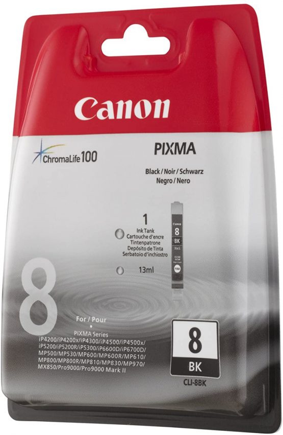 Canon CLI 8Bk - Ink tank - 1 x black - blister - Image 2