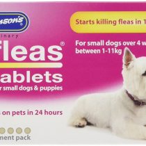 Johnsons Veterinary Products 4Fleas Tablets for Puppies and Small Dogs Treatment Pack, Pack of 6
