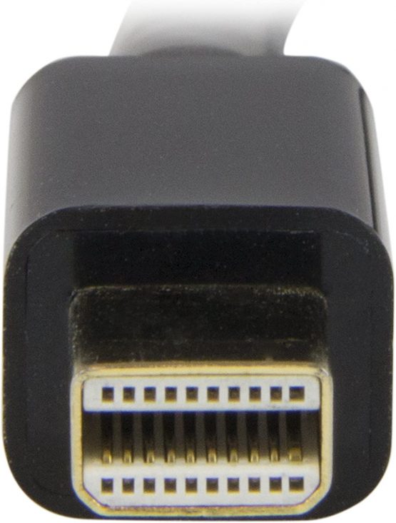 StarTech Mini DisplayPort to HDMI Adapter Cable - mDP to HDMI Adapter with Built-in Cable - Black - 5 m (15 ft.) - Ultra HD 4K 30Hz (MDP2HDMM5MB) - Image 3