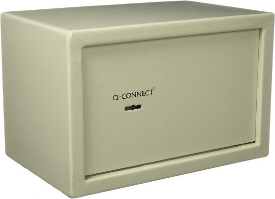 Q-Connect KF04388 Key Operated Safe 10 L, 200 x 310 x 200