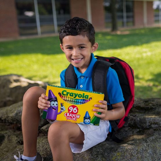 Crayola; Crayons; Art Tools; 96 ct.; Durable, Long-Lasting Colors, Built-in Sharpener - Image 4