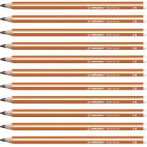 Graphite Pencil - STABILO Trio thick 2B Orange Box of 12