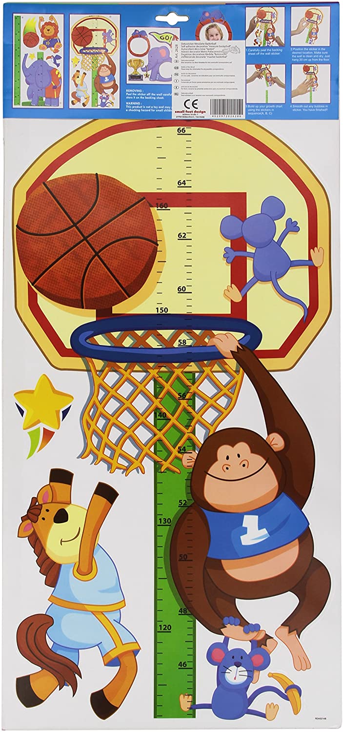 Legler "Yardstick Basketball" Decoration Sticker Children's Furniture, Multicoloured - Image 2