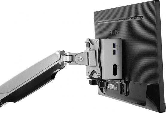 Newstar NM-TC100BLACK Thin Client Holder (attach between monitor and mount) - Black - Image 3