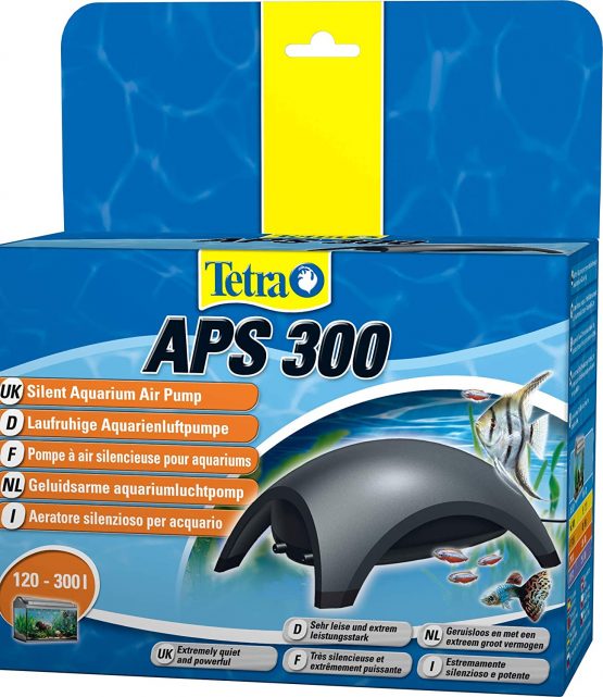 Tetra APS 50 Aquarium air pump Air pump Diaphragm pump for aquariums (very quiet, quiet, powerful, with air control to control the airflow)