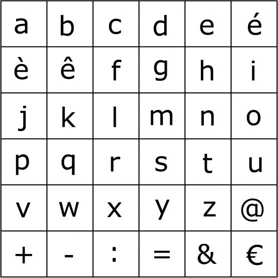 Artemio Stamps Set Alphabet Lower Case, Beige