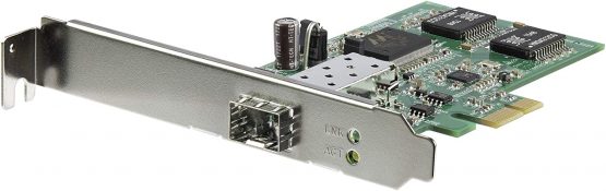 StarTech PCI Express Gigabit Ethernet Fiber Network Card w/ Open SFP - PCIe GbE SFP Network Card Adapter NIC - Fiber Optic SFP Adapter (PEX1000SFP2), Gigabit Ethernet (1000 Mbps)