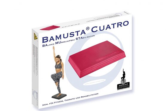 Balance pad - Trendy Sport Bamusta Cuatro for balance training and improvement of proprioception, red - Image 2