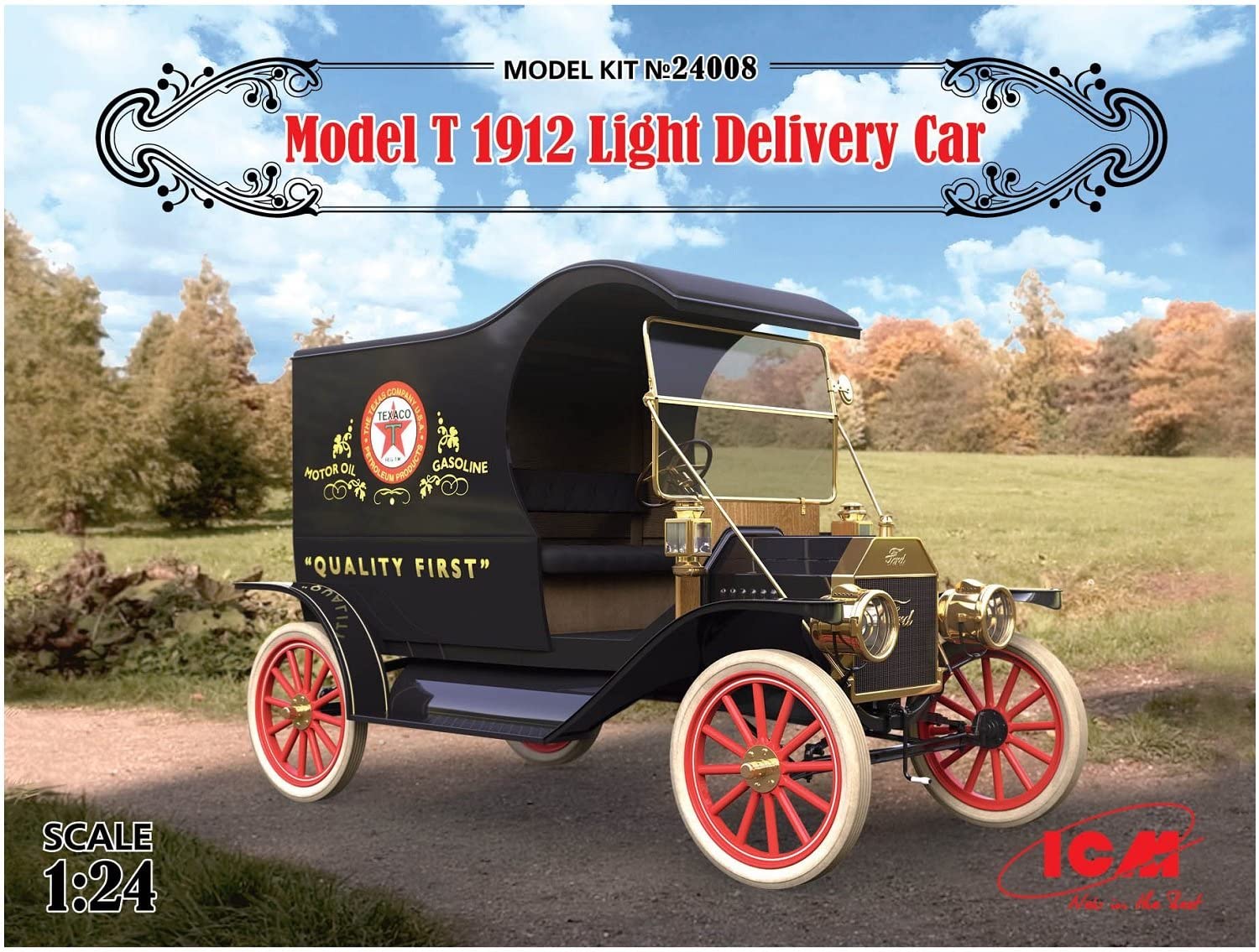 ICM 1:24 - Model T 1912 Light Delivery Car, Black