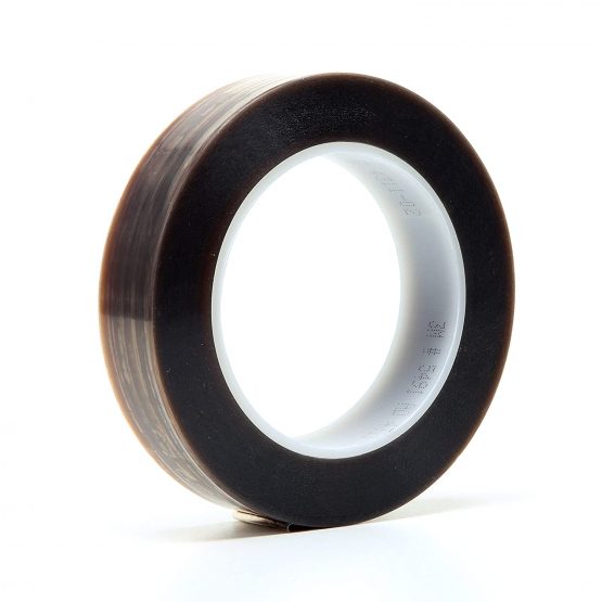 3M 5491 Film Tape, 25.4 mm x 33 m 0,17 mm, Brown/Clear