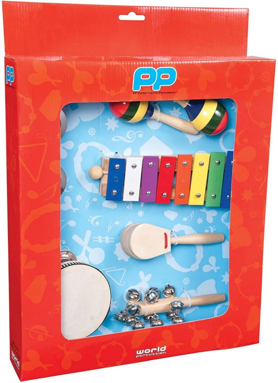 Performance Percussion Music Box includes Tambourine, Maracas and Shakers, PK07 - Image 2