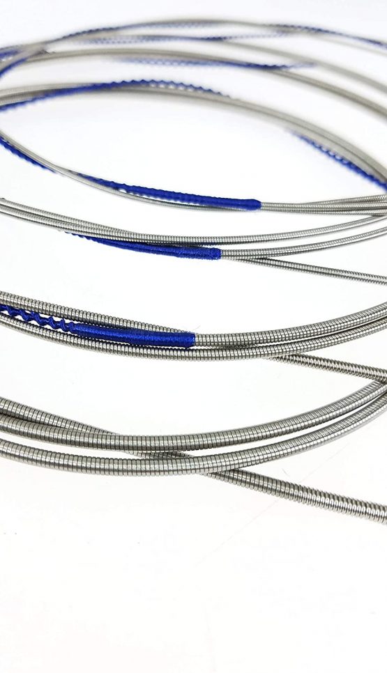 GHS L3075 45 - 98 Light Long Scale Brite Flats Bass String Set - Image 3
