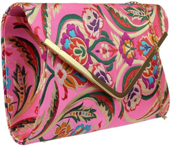 Girly HandBags Baroque Flower Clutch Bag - Image 2