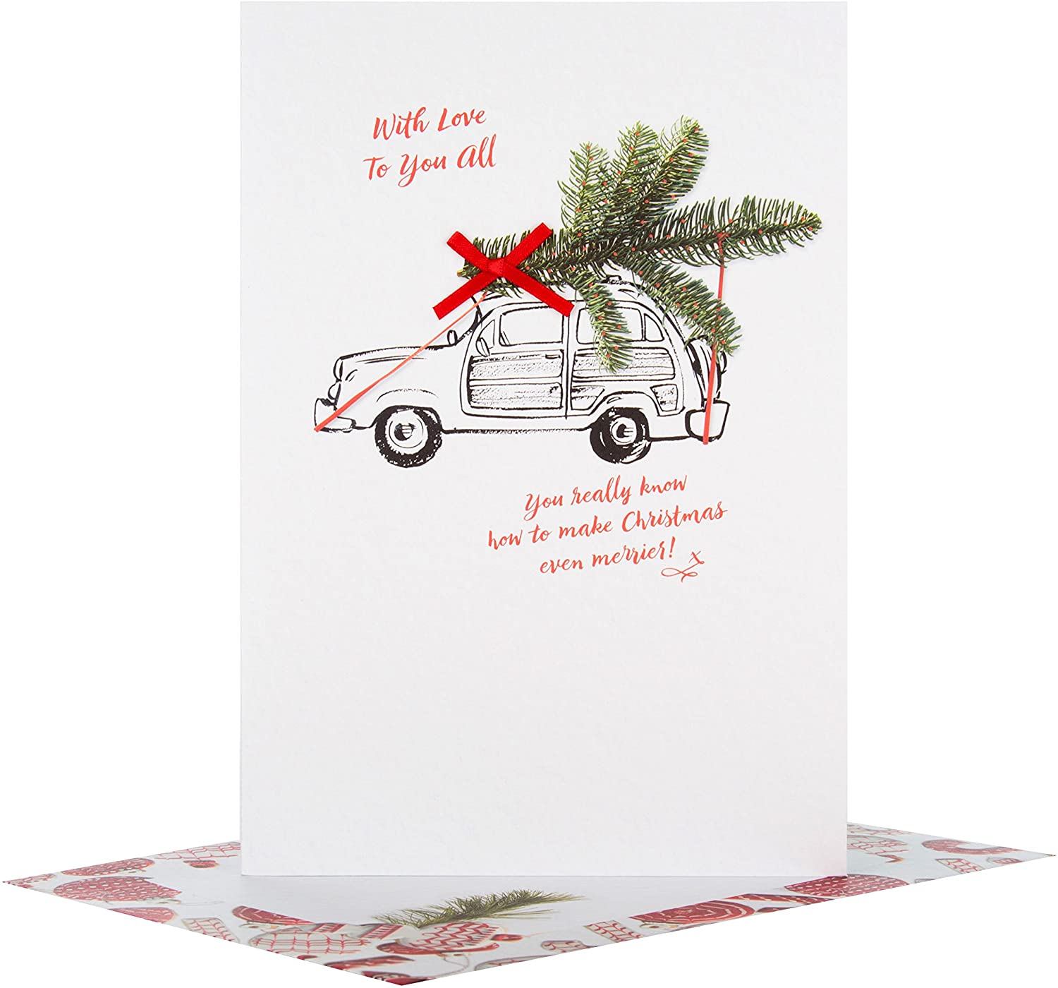 Hallmark Medium to All "Happy Celebrations" Christmas Card - Image 3