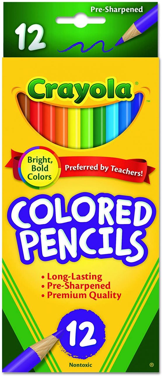 Crayola 68-4012 Colored Pencils, 12-Count, Pack of 1, Assorted Colors(Discontinued by manufacturer)