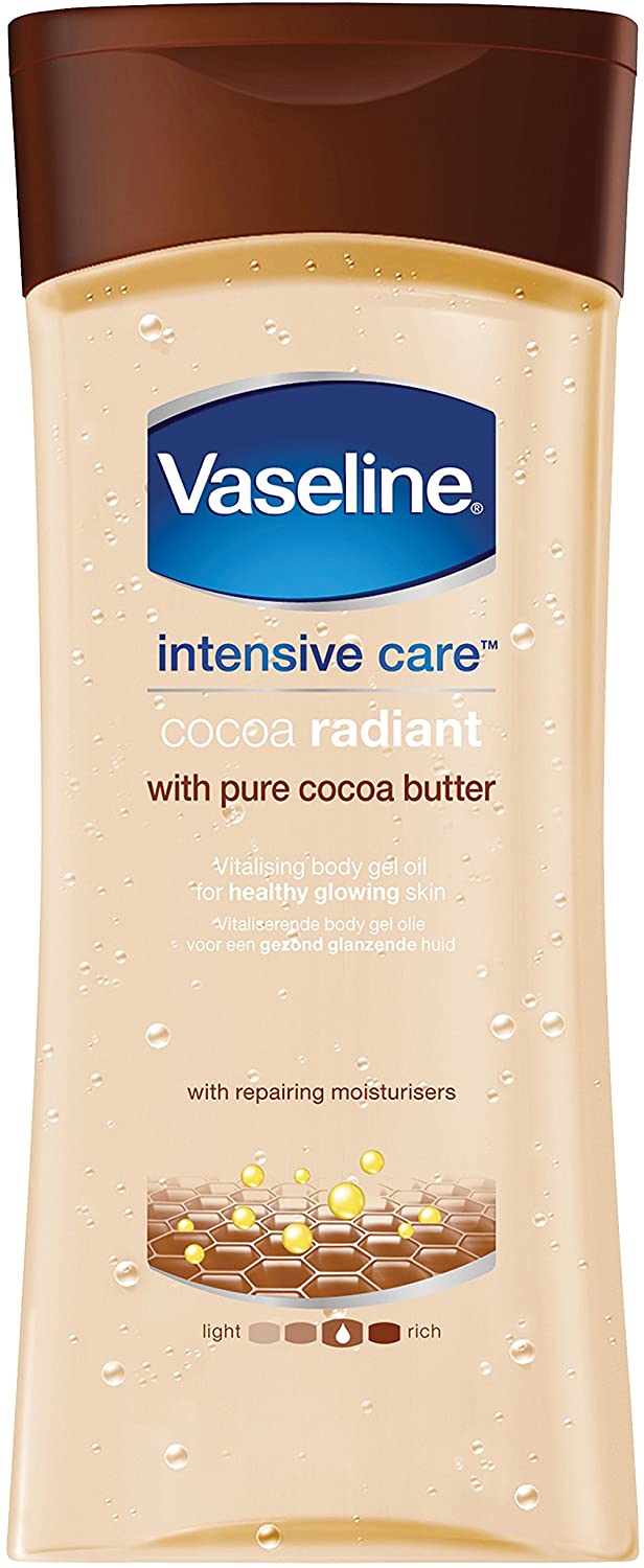 Vaseline Essential Moisture Cocoa Radiant Body Oil with Pure Cocoa