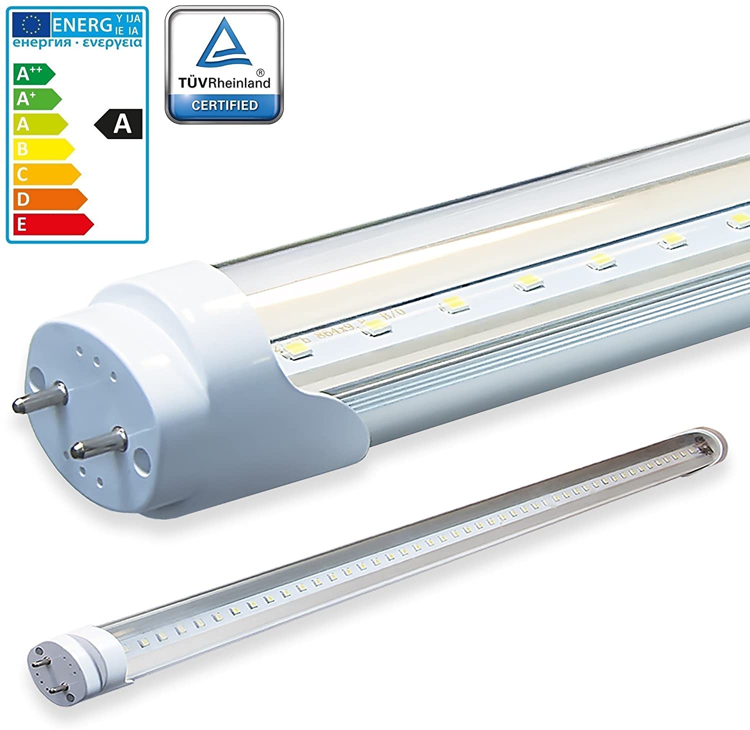 A&G LED Tube, G13, 14 W, Cold White, 90 x 26 x 26 cm - Image 2