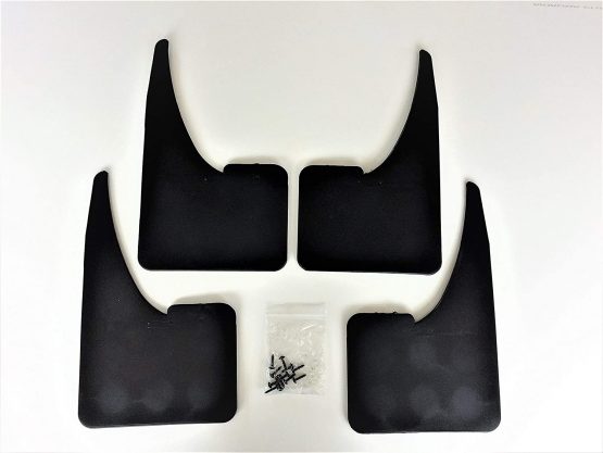Sportflaps Mudflaps MUDFLAPS - set of 4 universal Mudflaps + fittings- FIESTA - FOCUS - MONDEO - TRANSIT - C MAX - MUSTANG