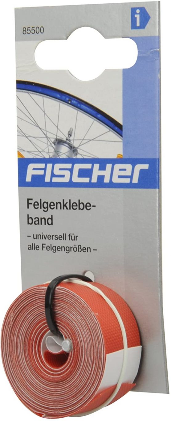 fischer Unisex_Adult Felgenklebeband Rim Tape, red, standard size - Image 3